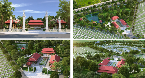 Bán phần mộ đơn Hoa viên nghĩa trang 5 Sao đầu tiên tại Việt Nam