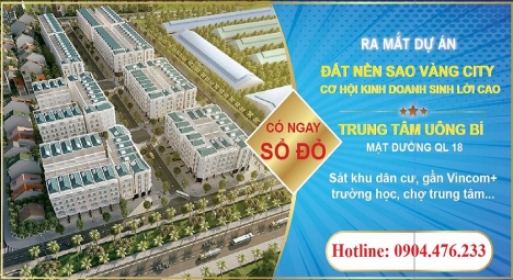 Ra mắt dự án đất nền Sao Vàng City Uông Bí, Quảng Ninh