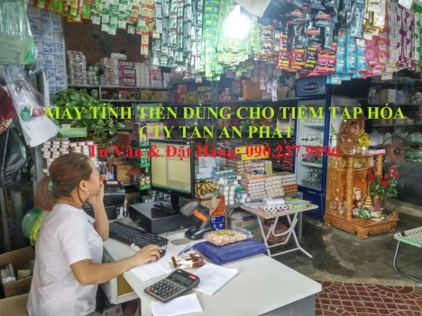 Bán máy tính tiền trọn bộ cho tạp hóa tại Tiền Giang