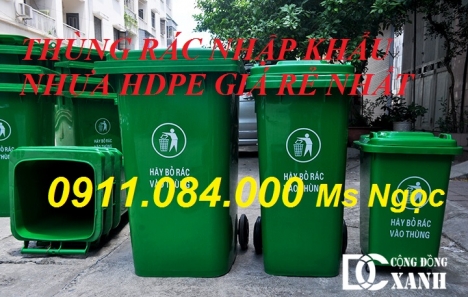 An Giang: Đại lý thùng rác môi trường 120 lít rẻ nhất