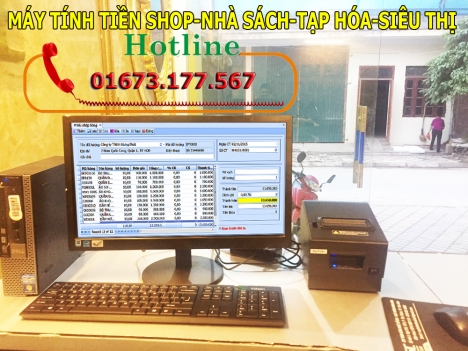 Bán trọn bộ phần mềm tính tiền và thiết bị thu ngân cho shop taị Phú Quốc Kiên Giang