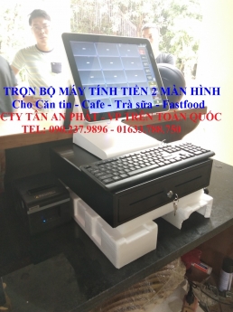 Máy tính tiền trọn bộ dùng cho quán cafe tại Hà Tĩnh