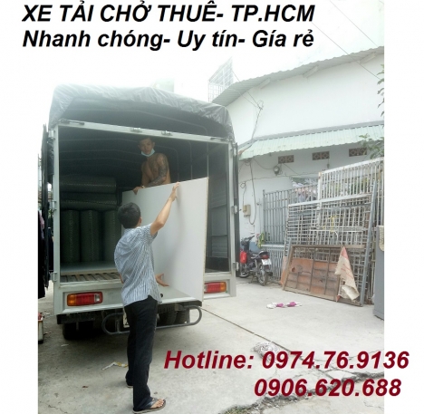Xe tải chở thuê quận Bình Tân - chuyển nhà, văn phòng giá rẻ