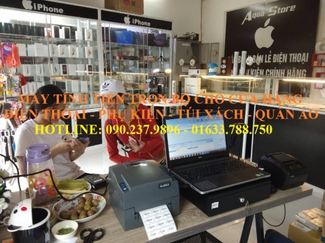 Bộ máy tính tiền dùng cho shop giá rẻ tại Nha Trang