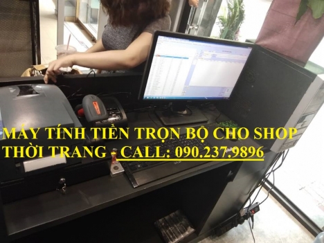 Bộ máy tính tiền dùng cho shop giá rẻ tại Nha Trang