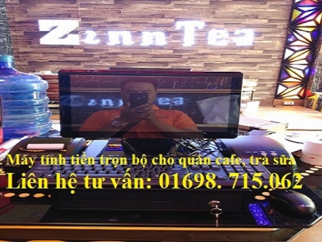 Máy tính tiền trọn bộ cho quán trà sữa tại Đồng Nai 