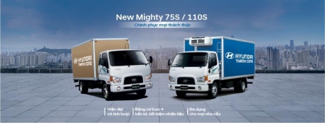 Bộ đôi Hyundai New Mighty 75S – 110S ra mắt thị trường