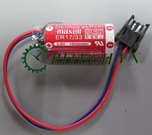 ER17/33 Pin nuôi nguồn PLC MAXELL 3.6V+HRS-RB giá rẻ