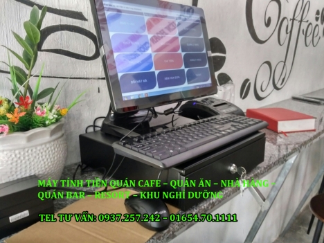 Bán máy tính tiền cảm ứng phù hợp cho nhà hàng, cafe tại Phú Cường, Rạch Sỏi