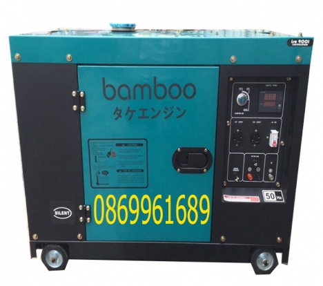 Máy phát điện Bamboo BmB 7800ET NEW (6kw; dầu; chống ồn)