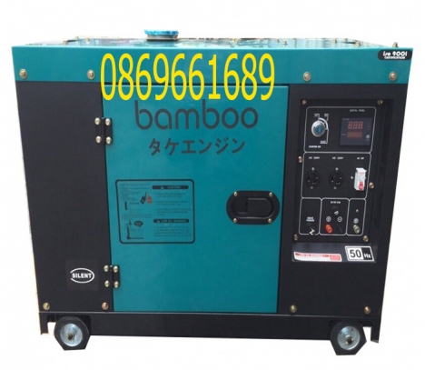 Máy phát điện Bamboo BmB 7800ET NEW (6kw; dầu; chống ồn)