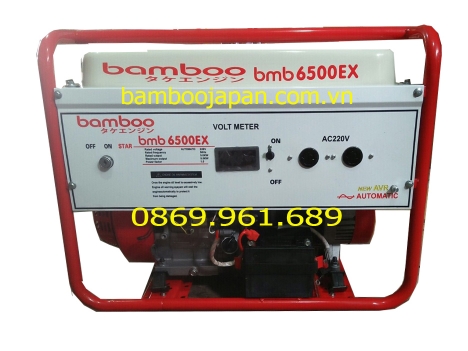 Máy phát điện Bamboo BmB 6500EX (5kw; Xăng; Đề)