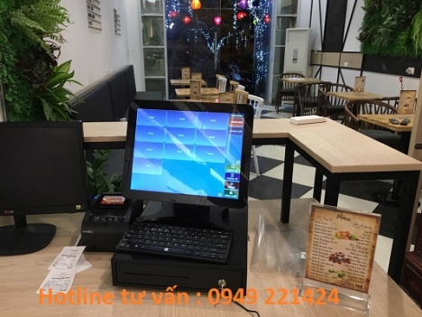 Bán máy tính tiền cảm ứng cho nhà hàng tại Long An