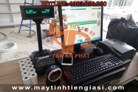 Lắp đặt máy tính tiền cho shop, siêu thị,cửa hàng tại Hà Nội,bắc Ninh,Bắc Giang