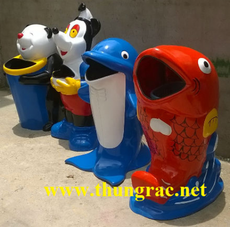 Cung cấp thùng rác chim cánh cụt và các con thú khác