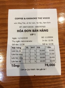 Máy tính tiền giá rẻ cho quán karaoke tại Gia lai