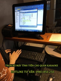 Máy tính tiền trọn bộ cho quán bar- karaoke-bida tại Nam Định- Hưng yên- Hà Nội