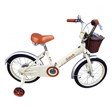 Xe đạp trẻ em Stitch JK906 12 New Vàng/ Hồng cho trẻ từ 2 tuổi