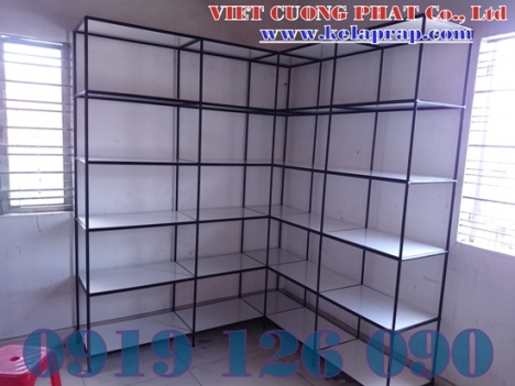 Kệ shoroow tháo ráp,giá kệ trưng bày tiết kiệm chi phí di chuyển gọn nhẹ Việt Cường Phát