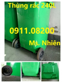 Phân phối thùng rác nhập khẩu giá tốt- thùng rác 120L 240L 660L giá rẻ