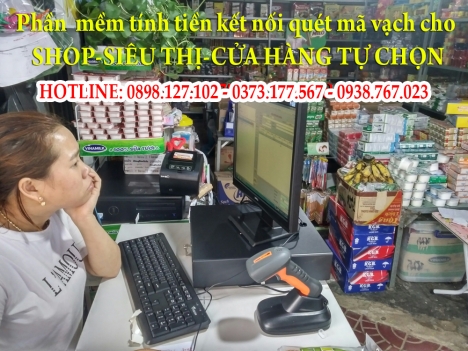 Bán trọn bộ máy tính tiền cho tạp hóa tại Kiên Giang