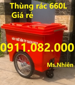 Đại lý cung cấp thùng rác giá rẻ- thùng rác y tế, thùng rác 120 lít 240 lít giá thấp
