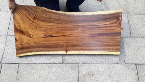 Mặt bàn gỗ me tây b1-02