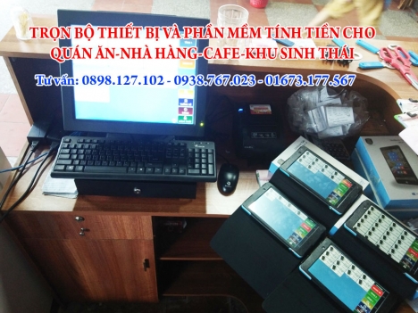 Cung cấp máy tính tiền cảm ứng cho quán café tại Bắc Ninh