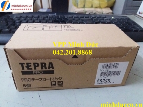 Băng mực Tepra 12mm giá 225.000đ