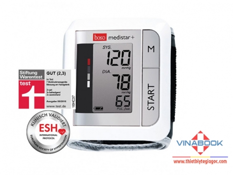 Máy đo huyết áp điện tử cổ tay Boso Medistar +(bh 36 tháng)