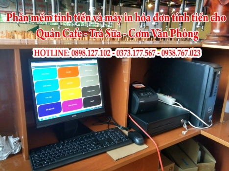Máy tính tiền cho quán café ở Hà Tĩnh