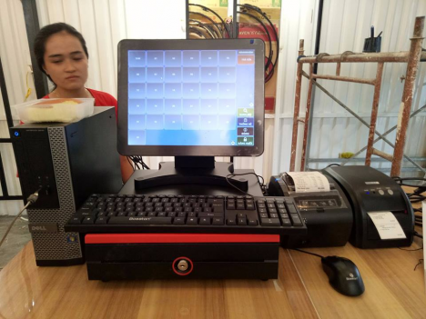 Máy tính tiền cho quán Trà sữa tại Đồng Nai, Bình Dương