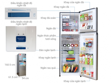 Tủ lạnh Electrolux ETB2600MG, EBB2600MG-XVN khuyến mại, giá rẻ