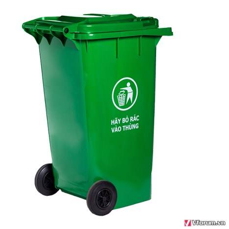 giá thùng rác composite 120 lit  Ms Thanh 0913 819 238
