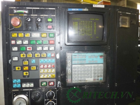 Sửa máy tiện CNC Hitachiseiki NR23 đời 1993 hệ điều khiển SEICOS