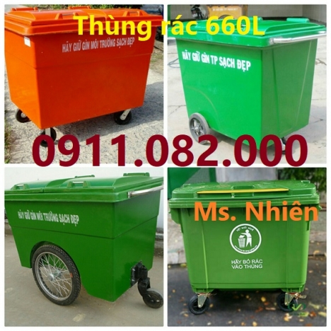 Cung cấp thùng rác giá chuyên sỉ và lẻ- thùng rác 120L 240L