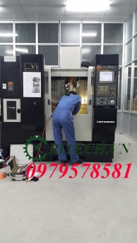 Chuyên sửa chữa uy tín máy phay CNC Mitsubishi V1 lỗi trục chính tại Đông Anh, Hà Nội