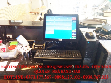 Bán trọn bộ máy tính tiền cho quán café tại Vị Thanh Hậu Giang