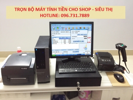 Tư vấn trọn bộ máy tính tiền cho shop, siêu thị, tạp hóa tại Quảng Ngãi