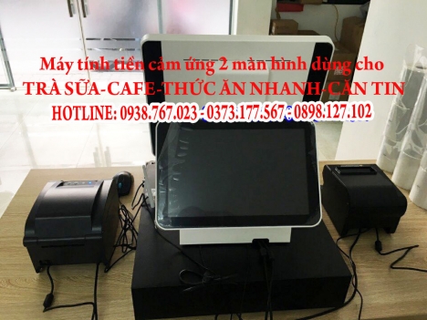 Máy tính tiền cảm ứng 2 màn hình tại Hà Nội