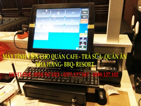 Lắp máy tính tiền cho quán ăn- nhà hàng tại Kiên Giang