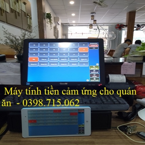 Cung cấp máy tính tiền cảm ứng cho quán ăn tại Vĩnh Thuận 