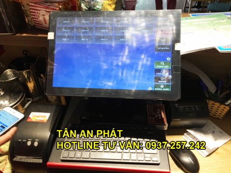 Bán máy tính tiền cảm ứng giá rẻ cho quán trà sữa tại Kiên Giang