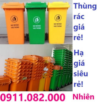 Thùng rác siêu rẻ- cung cấp thùng rác công cộng, thùng rác môi trường, thùng rác 120l 240l