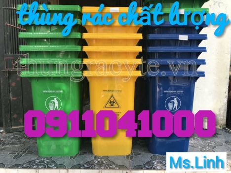 Quận 1: Bán thùng rác nhựa HDPE 120L, 240L,.. chính hãng giá tốt
