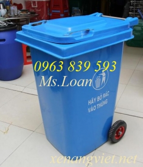 Thùng rác Composite 240L -  thùng rác công nghiệp