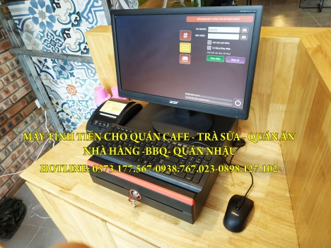 Bán trọn bộ máy tính tiền cho quán café tại Rạch giá Kiên Giang