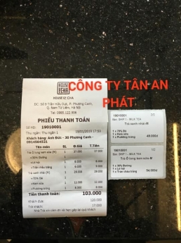 Lắp đặt máy tính tiền cho quán cafe,trà sữa tại Hà Nội
