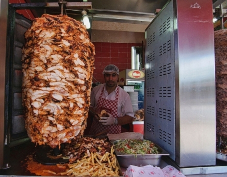 Lò nướng bánh mì Doner Kebab