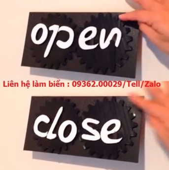 Sản phẩm biển Open_close- Bảng đóng mở cửa bằng nhiều chất liệu giá rẻ    Biển hiệu văn phong  được